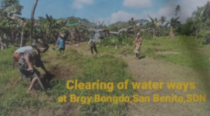 CLEARING OF WATER WAYS CLEAN UP TO 3 BARANGAY